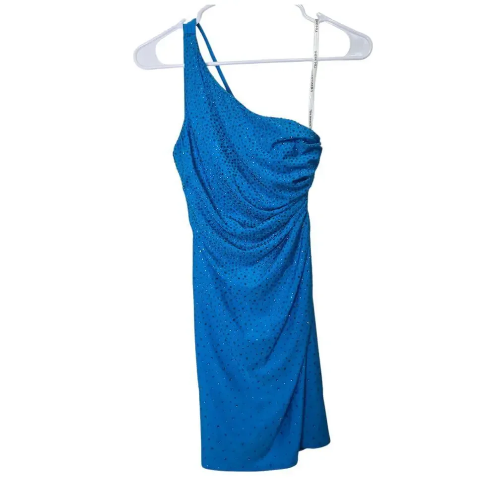 sherri hill one shoulder short dress Sherri Hill Short 54403